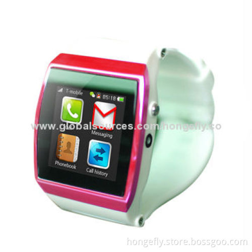Watch Phone, 1.54-inch IPS Screen, Quad Band, MP3, with Four Colors